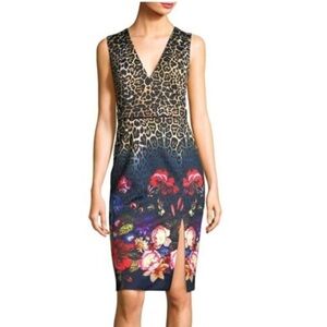 Alberto Makali Gold and Black cocktail Dress size Medium